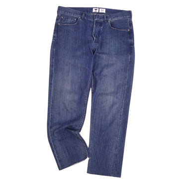 Christian Dior Pants Denim Pants Jeans Cut Off Boyfriend Homeless Bottoms  F40 USA8 I44 (M equivalent) Blue