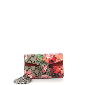 Dionysus Bag Blooms Print GG Coated Canvas Super Mini