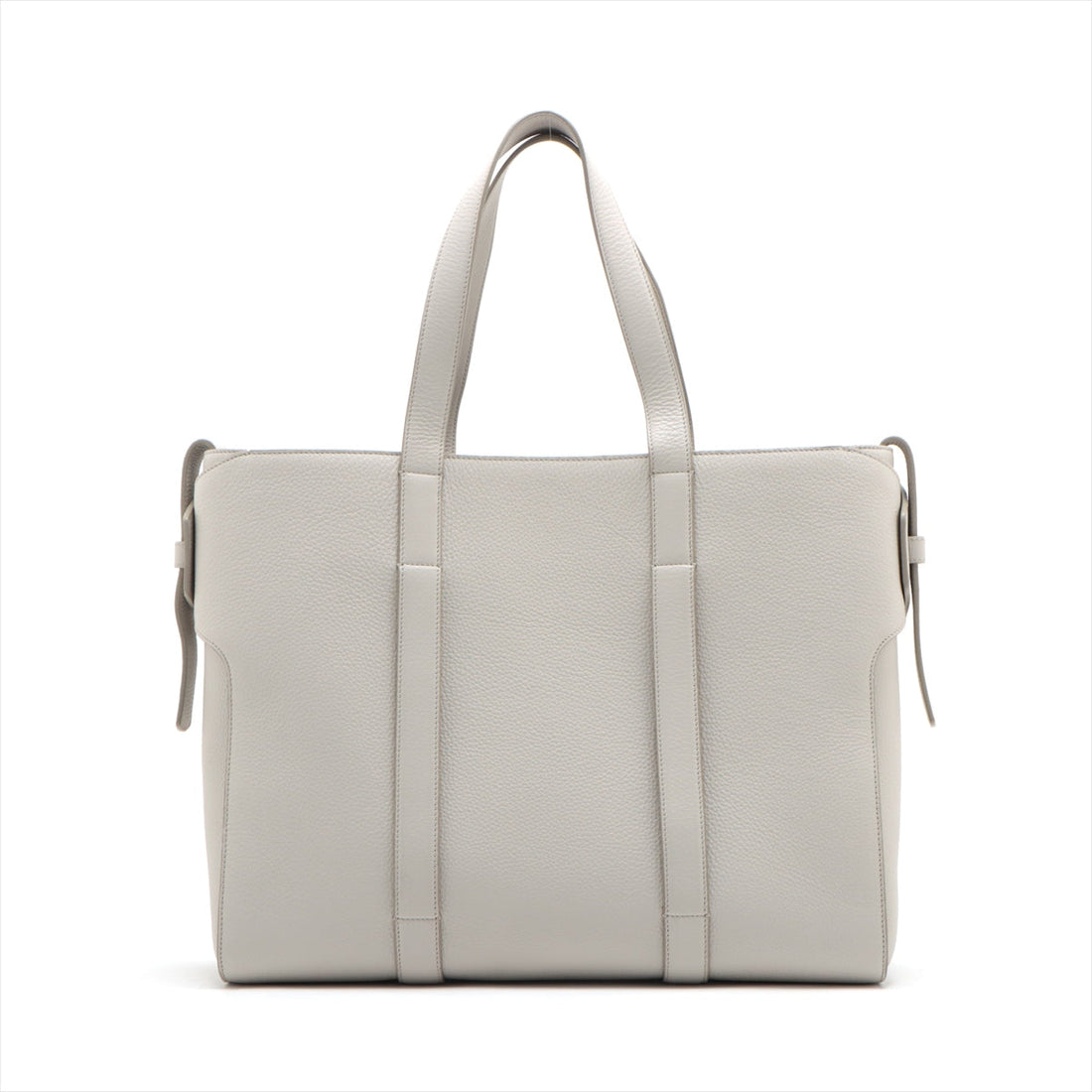 Christian Dior Colour Tote Bag Leather Light Grey