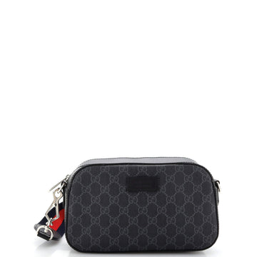 Camera Shoulder Bag GG Coated Canvas Small