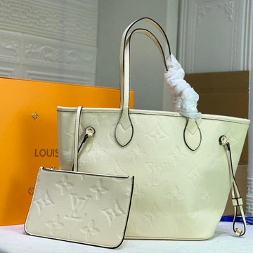 Makersluxe - Neverfull Monogram Bag White Milk
