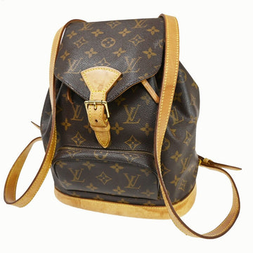Louis Vuitton Montsouris Mm  Canvas Backpack Bag ()