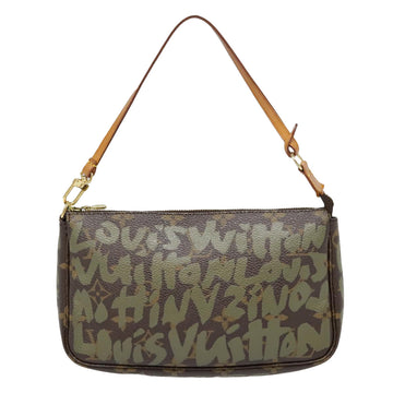 Louis Vuitton Pochette Accessoire  Canvas Clutch Bag ()