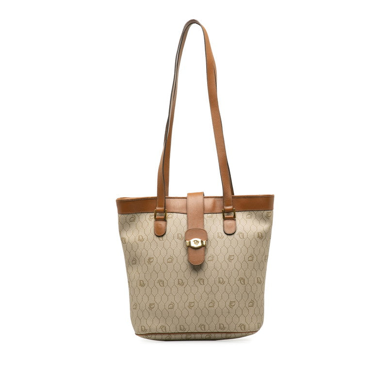 Dior Hanikam Handbag Shoulder Bags Beige Brown PVC Leather  Dior