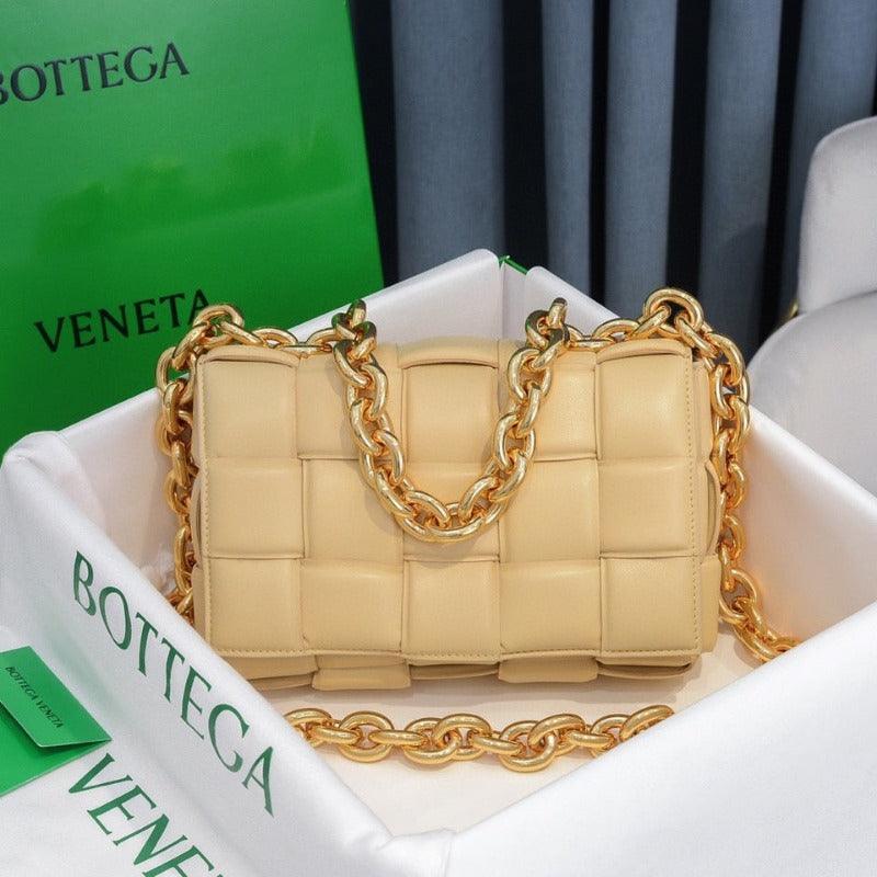 Makersluxe - Cassette Shoulder Chain Bag Beige