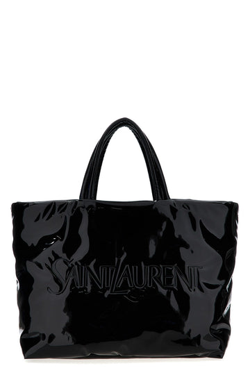 Saint Laurent Men Maxi Patent Bag