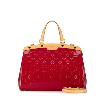 Louis Vuitton Monogram Vernis Blair MM Handbag 2WAY M91798 Rose Andy Pink Patent Leather  Louis Vuitton