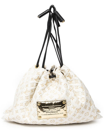 Louis Vuitton Limited Edition White & Beige Monogram Vinyl Squishy (