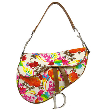 Christian Dior 2005 John Galliano Floral Saddle Bag