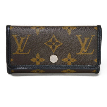 LOUIS VUITTON Key case Key holder  M60165 Monogram Macasas Canvas x Cowhide Leather Noir Monogram Macasa Multicles 6 mens Used