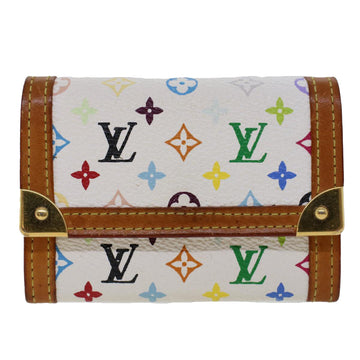 Louis Vuitton Porte Monnaie Plat  Canvas Wallet  ()