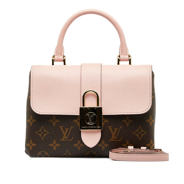 Louis Vuitton Monogram Rocky BB Handbag Shell Bag 2WAY M44080 Brown Pink PVC Leather  Louis Vuitton