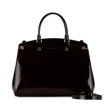 Louis Vuitton Monogram Vernis Blair MM Handbag Shoulder Bag 2WAY M50597 Amarant Patent Leather  Louis Vuitton