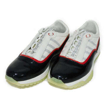 LOUIS VUITTON sneakers Patent leather Bron x Noir logo America's Cup mens 5 Used