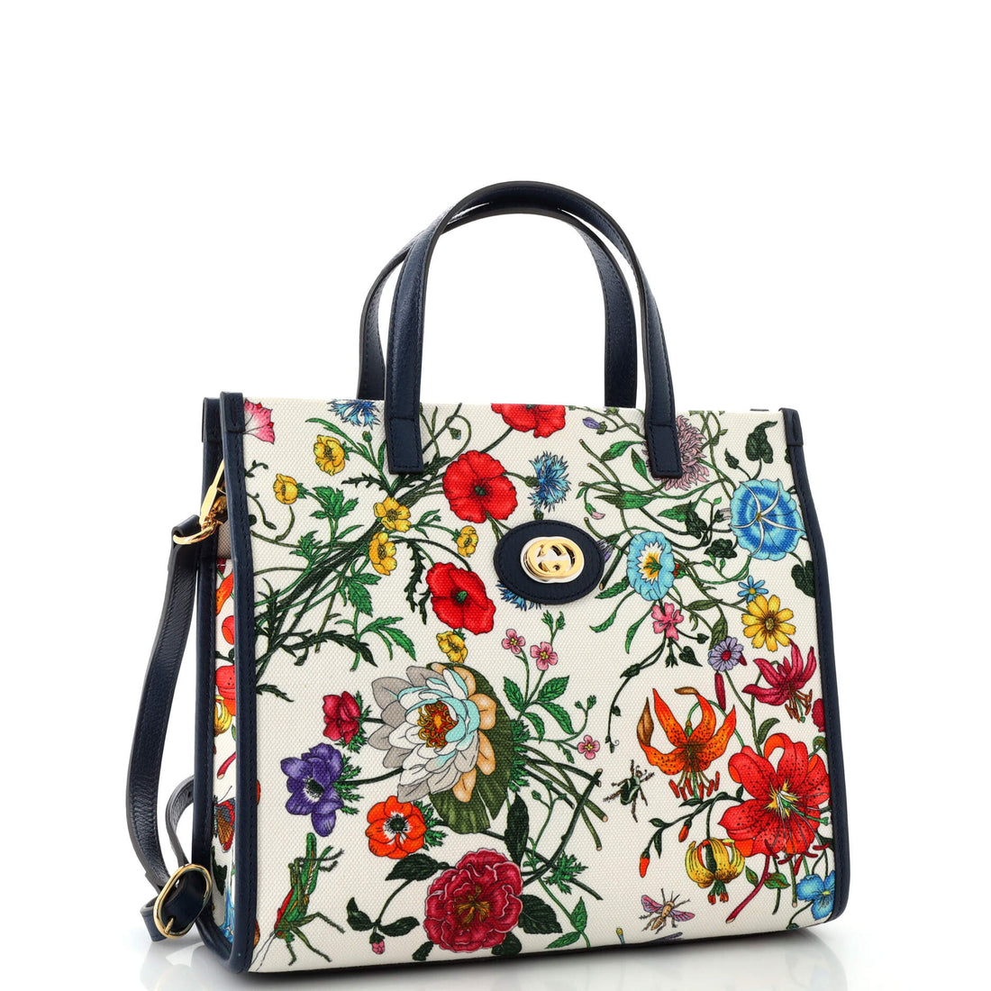 Convertible Tote Flora Canvas Medium