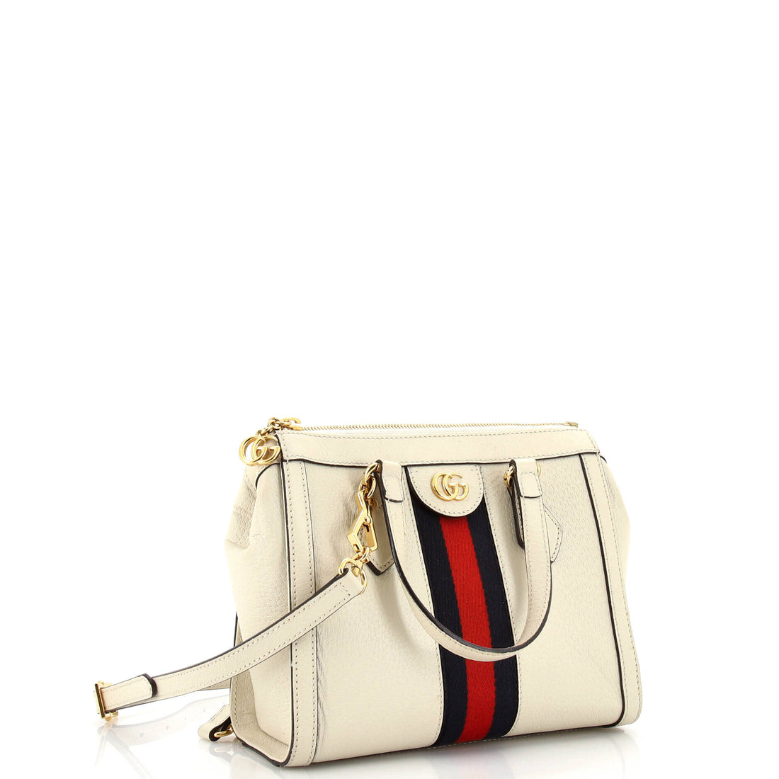Ophidia Top Handle Tote Leather Small