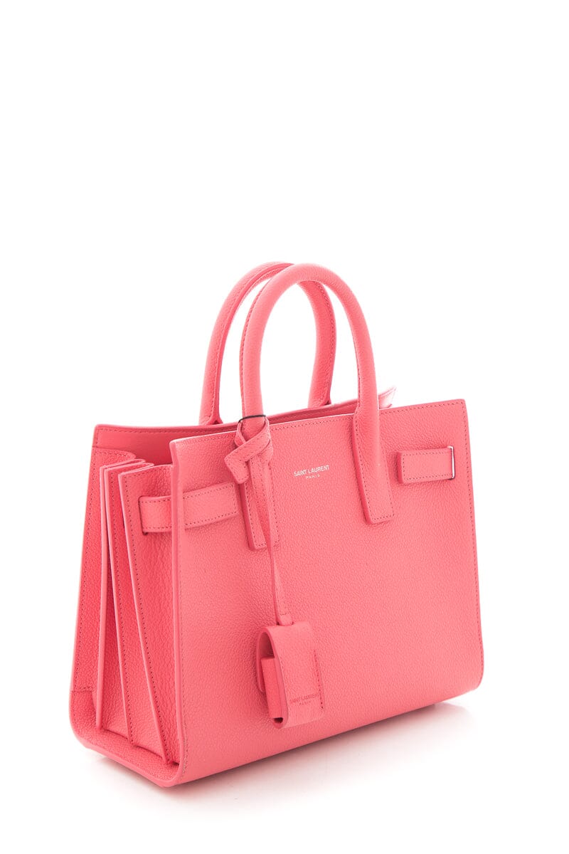 Saint Laurent Pink Nano Sac de Jour Handbag