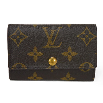 LOUIS VUITTON Key case Key holder  M62630 Monogram canvas x grain leather (embossed) Marron Monogram Multicles 6 Women(Unisex) Used