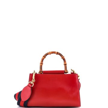 Nymphaea Top Handle Bag Leather Mini
