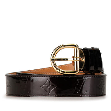 Louis Vuitton Monogram Vernis Sanctuary Belt 32/80 M6979 Amarant Pearl Patent Leather  Louis Vuitton