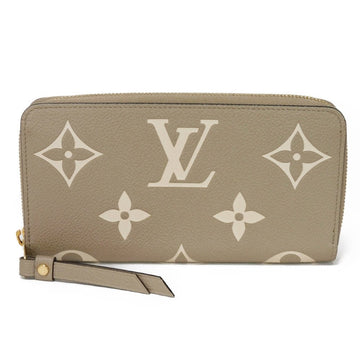LOUIS VUITTON Long Wallet Purse M69794 Implant leather (monogram embossed) Turtrail x Claim Monogram Unplant Zippy wallet Women Used