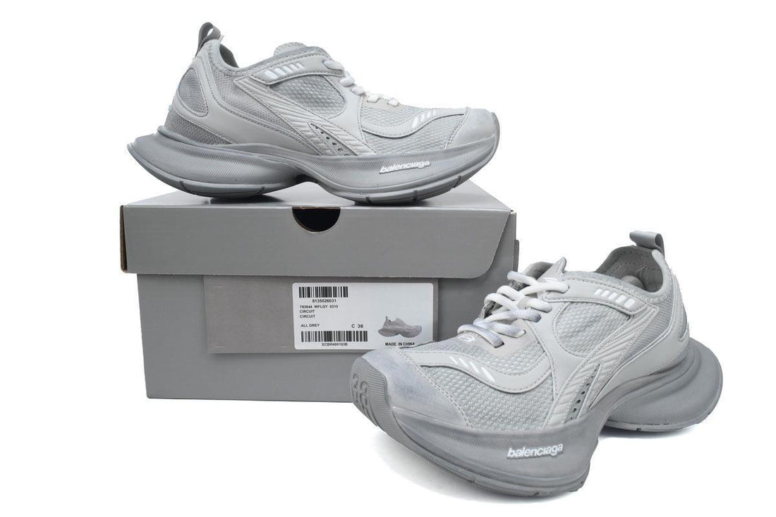 Custom BLCG Circuit Sneaker 'Worn-Out - Grey'