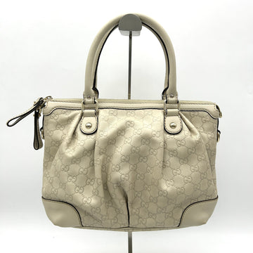 GUCCI Guccissima Medium Sukey Top Handle Bag White gu8832xx