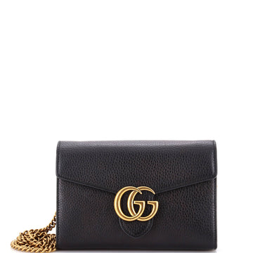 GG Marmont Chain Wallet Leather Mini