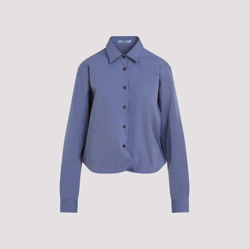 PRADA Elevated Cotton Fil a Fil Shirt