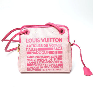 LOUIS VUITTON Shoulder Bag M92809 canvas pink rider Cruise collection Spring/Summer 2009 limited edition Women Used