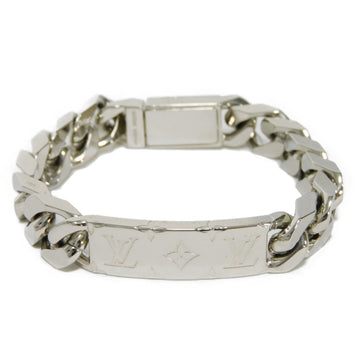 LOUIS VUITTON bracelet M62486 metal Silver Bracelet Chain Monogram mens Used