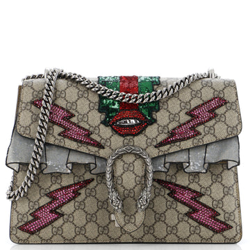 Dionysus Bag Embellished GG Coated Canvas Medium