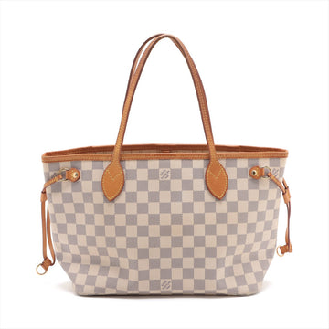 LOUIS VUITTON Neverfull MM in Damier Azur N51107