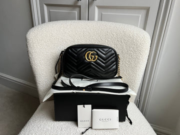 Gucci GG Black Marmont Small Shoulder Bag (RRP £1440)