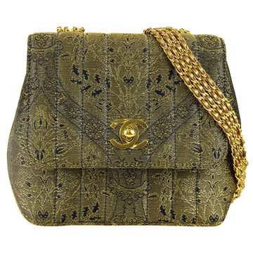 Chanel * 1994-1996 Nishijin Woven Shoulder Bag Mini