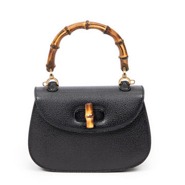 Small Bamboo Top Handle Flap