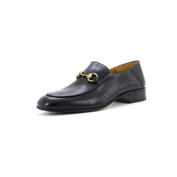 Women's Horsebit Mid-Heel Loafers Leather