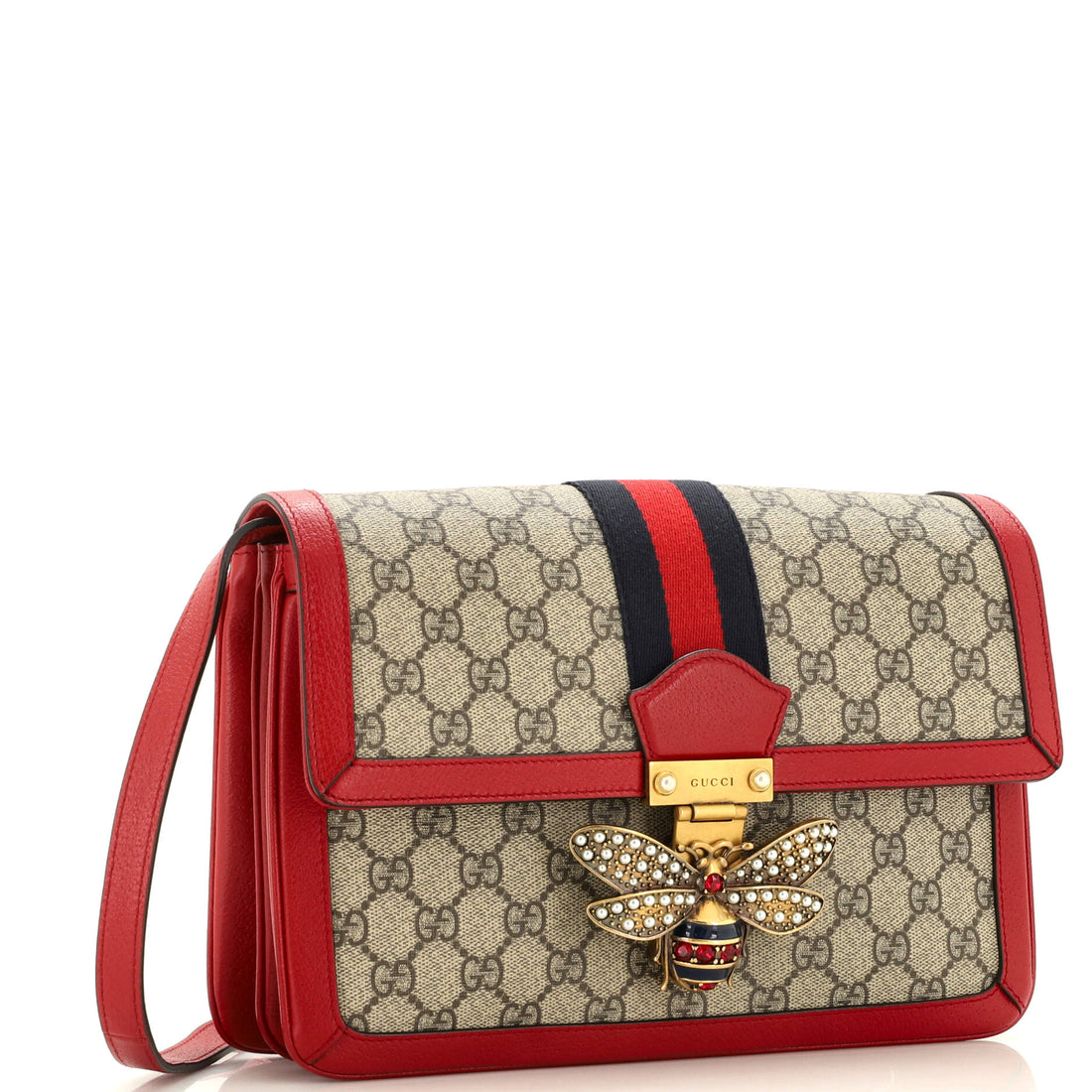 Queen Margaret Shoulder Bag GG Coated Canvas Medium