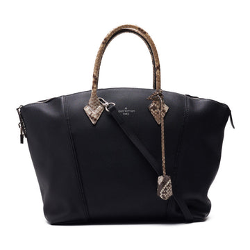 LOUIS VUITTON Lewitton Parnassea Lock MM 2WAY Handbag Leather  Piso Silver  Leather Handbag  Handbag  Handbag Hybrid  Delivery