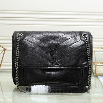 Makersluxe - Niki Shoulder Chain Bag Black