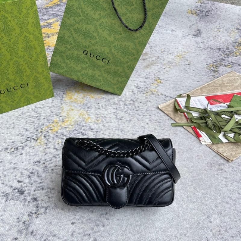 Makersluxe - Marmont Shoulder Bag Ultra Black