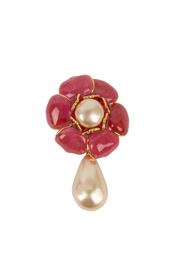 Broche / pendentif fleur Augustine