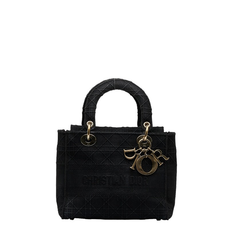 Dior Lady  Handbag Shoulder Bag 2WAY Black G   Dior