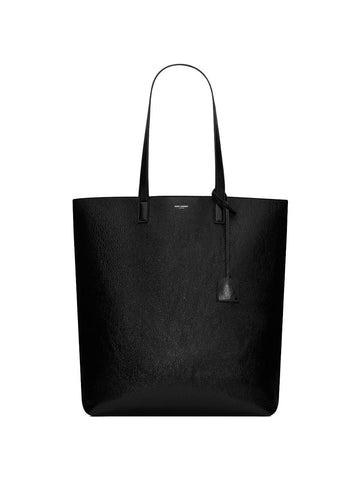 Saint Laurent Men Bold Shopping Bag In Crinkled Leather