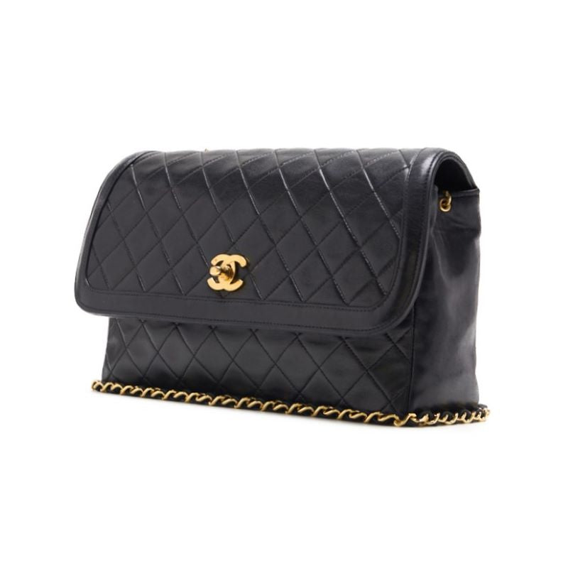 Chanel Matrasse  Flap Turnlock Chain Shoulder  Black  Shoulder Bag  Shoulder Bag Ladies Shoulder Bag Hybrid ? Ship? Ladies Shoulder  Online