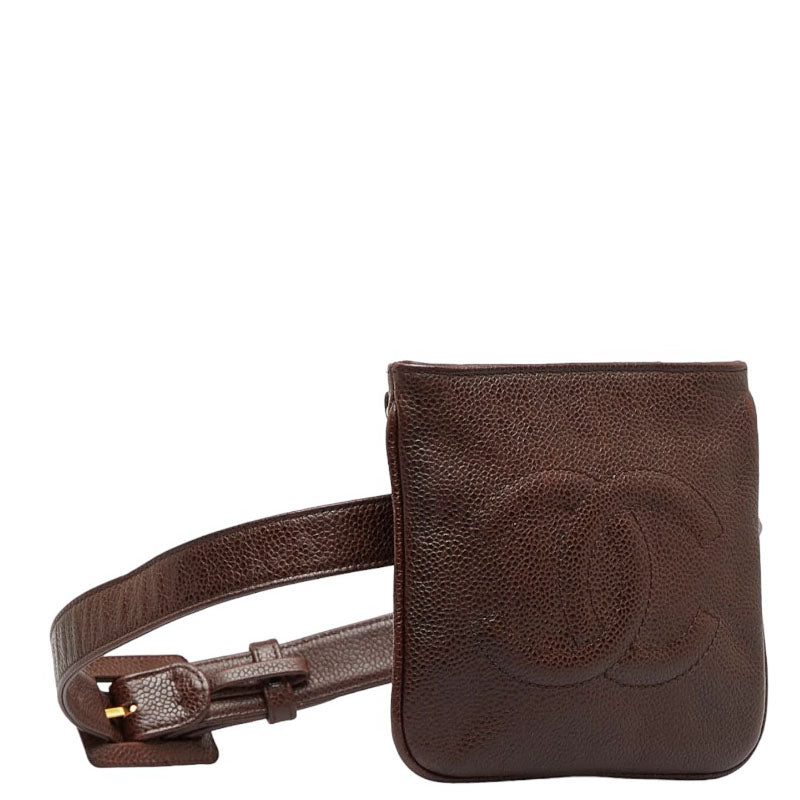 Chanel Brown Caviar Shoulder Bag