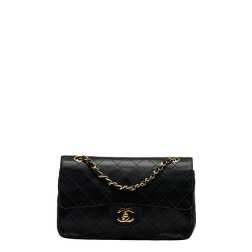 CHANEL Classic Double Flap Small in Lambskin Black Quilted