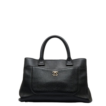 Chanel Neo Executive Tote Handbag Shoulder Bag Black Caviar