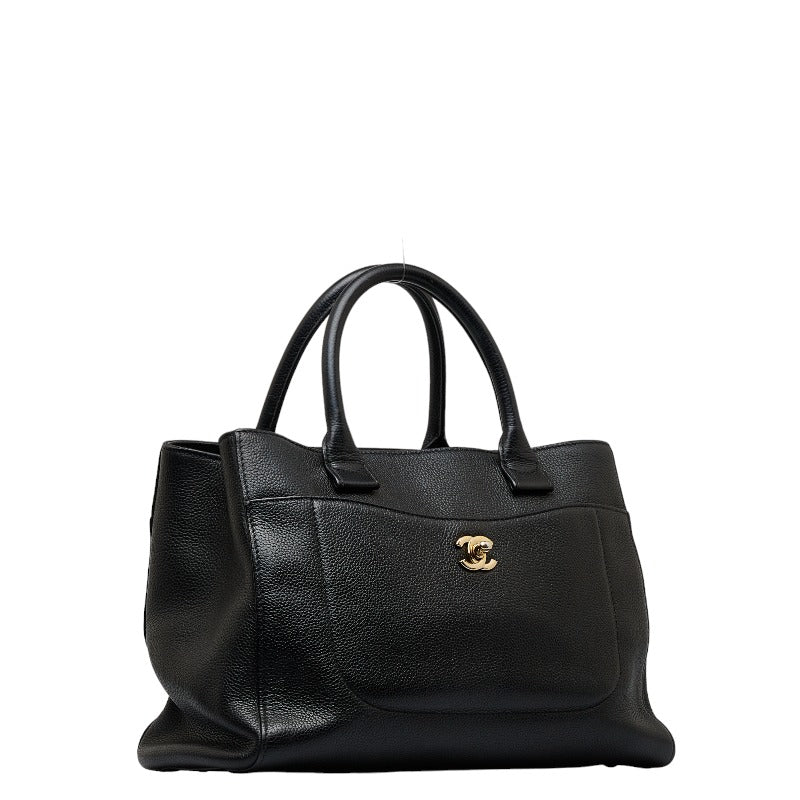 Chanel Neo Executive Tote Handbag Shoulder Bag Black Caviar