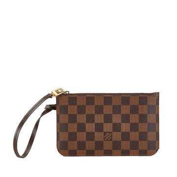 Louis Vuitton Neverfull PM Pouch Damier PVC Leather